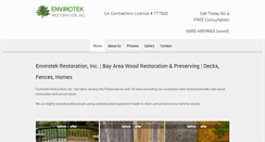 Desktop Screenshot of envirotekrestoration.com